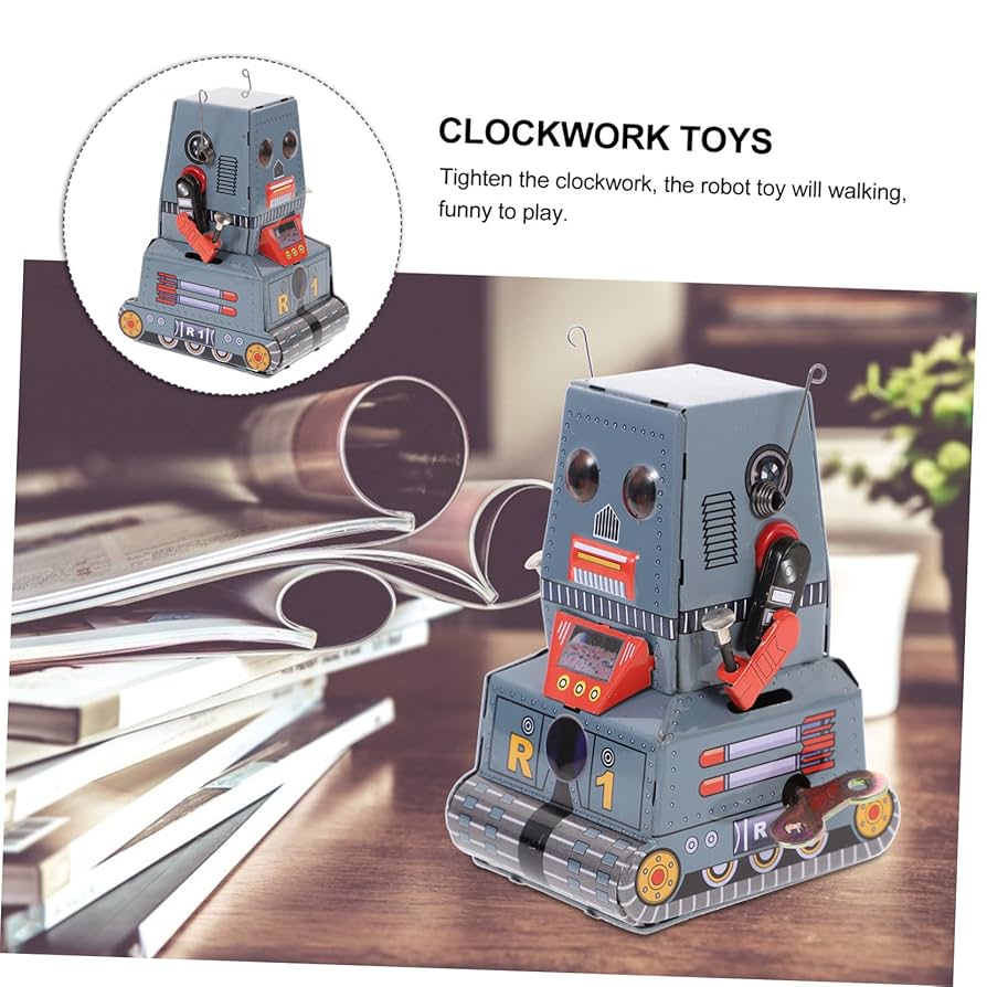 Amazon | FELTECHELECTR ロボットブリキのおもちゃ ブリキの